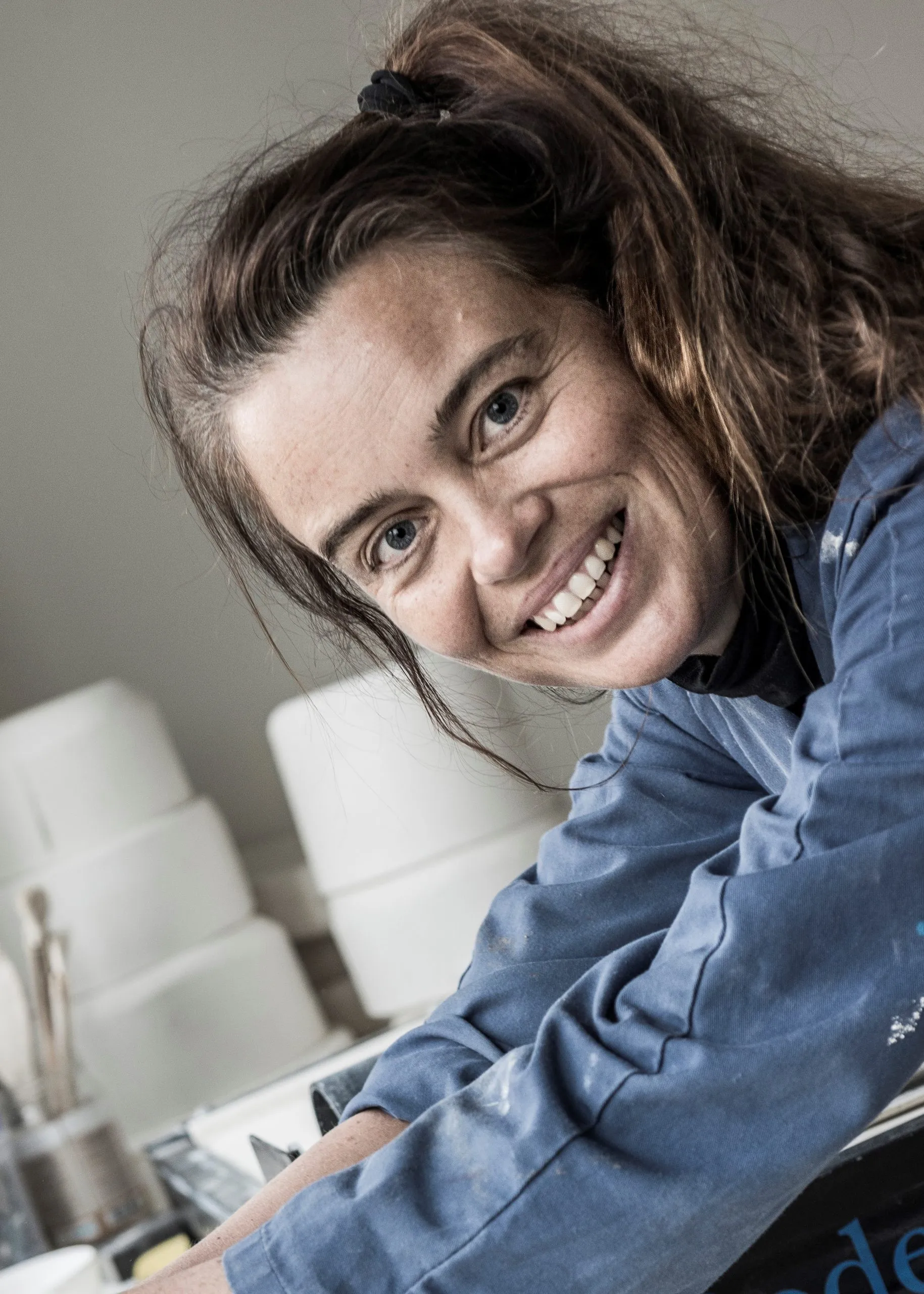 Portrait of Sophie, architect and ceramic artist